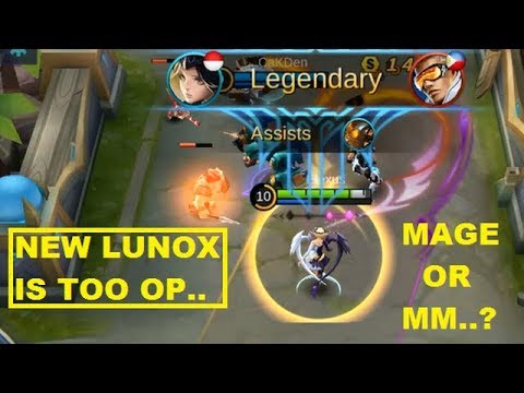NEW LUNOX After Buff Solo Rank Gameplay (Best Item Build Auto Legendary) Mobile Legends