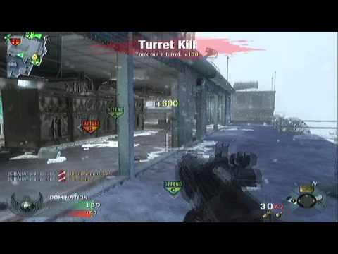 4 Man + 1 Turret Knife spree [Black Ops]