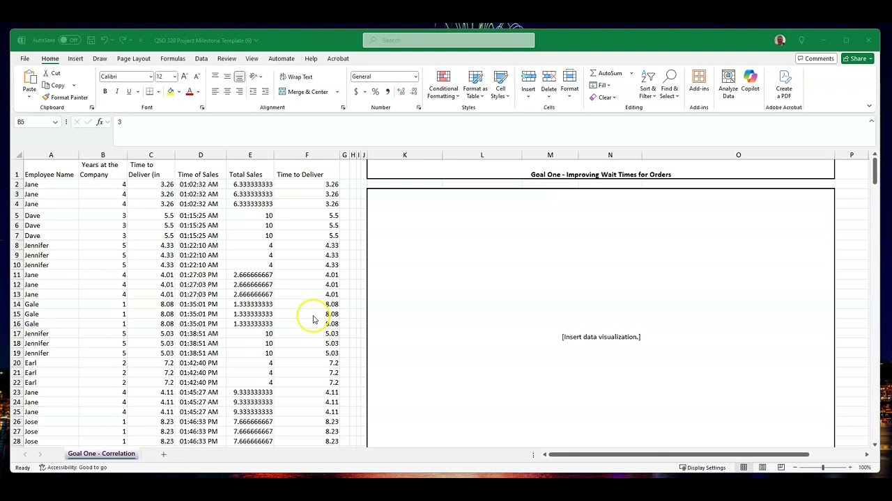 QSO-320 Lab 5 Milestone