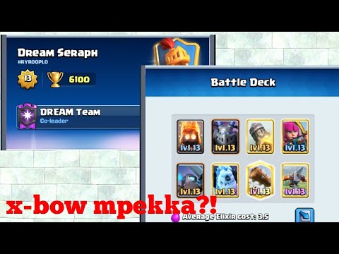 X-bow Mpekka deck destroy the meta! - Clash Royale