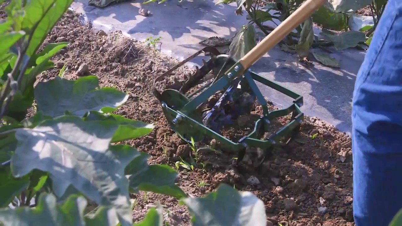 Rotovator in action
