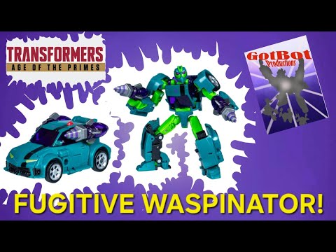Transformers Age of the Primes Fugitive Waspinator (Animated Wasp) - GotBot True Review NUMBER 1260