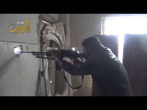 اشتباكات بين لواء المقداد بن عمرو وقوات النظام في مدينة داريا في ريف دمشق ضمن معركة "وبشر الصابرين"