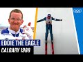 Eddie the Eagle making Olympic history!