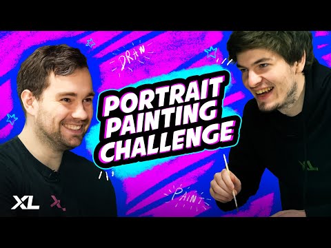 HE MADE HIM LOOK LIKE A WHAT?! | PAINTING CHALLENGE W/ MIKYX AND JOEY