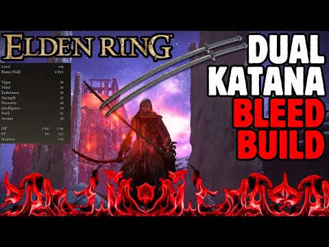 OP DUAL KATANA BLEED Build Guide - Elden Ring