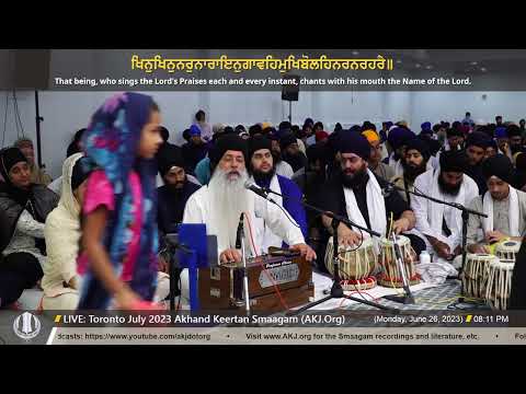 018 Bhai Harpreet Singh Jee Toronto @ Monday PM Toronto July 2023 Annual Akhand Keertan Smaagam