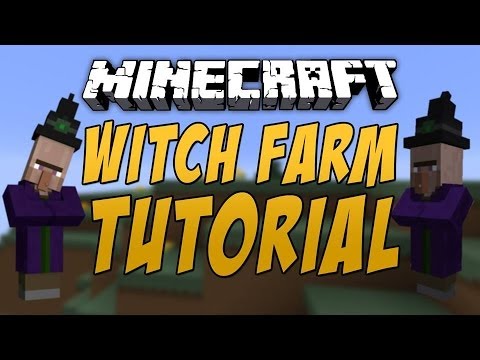 MINECRAFTdotNET | Minecraft Community Channel - Minecraft 1.7.4: Best Witch Farm Tutorial WITHOUT Witch Hut