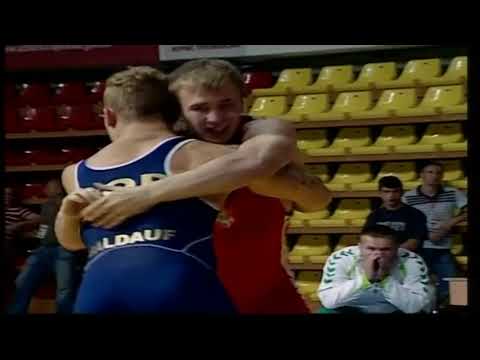 96 kg. GR Romas Fridrikas (LTU) vs Felix Baldauf (NOR)3-5 place, Europ.Yunior Champ.2013 Skopje