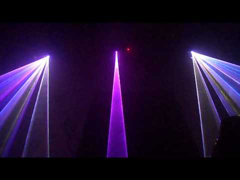 Lasershow Sleeping Sun