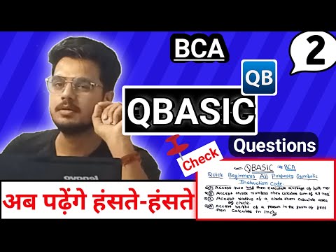 Qbasic Complete Course Part 2 Qbasic Practice Questions Flowchart Algorithm Programming Bca