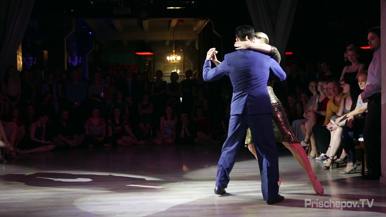 Sara Grdan and Ivan Terrazas, 1-4, Moscow, milonga "Ideal" PLANETANGO 6.04.2018