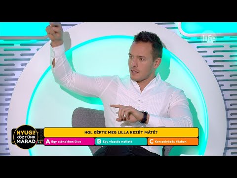 Romantikus pillanat: így kérte meg Gömöri Polyák Lilla kezét