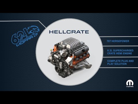 Mopar Unleashes ‘Hellcrate’ 6.2-liter Supercharged Crate HEMI® Engine Kit at SEMA 2017