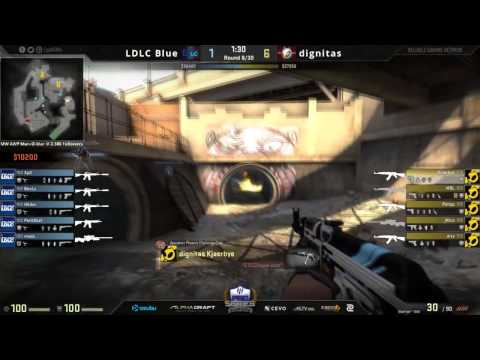 $10,000 RGN EU Pro Series Group C   Dignitas vs LDLC Blue bo3 Map 3 Overpass