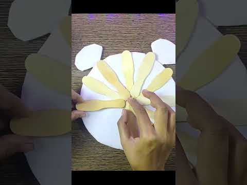 Easy clock craft|Wall Clock model for school project|Easy clock making with paper icecream stick