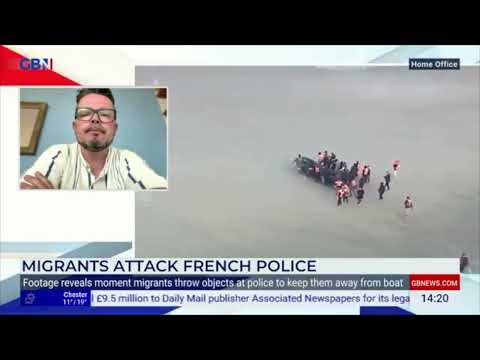 Intervention de Sébastien BOUSSOIS sur GBNews sur la police française aux frontières à Calais.