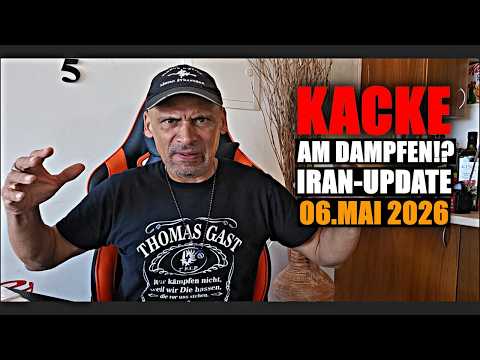 KACKE MÄCHTIG AM DAMPFEN: Das Iran-Update am 06 Mai 2026!!!! Video-Thumbnail von YouTube