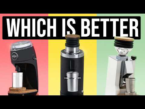 Vergleich der Kaffeemühlen Niche Zero, DF64 und Eureka Oro Mignon für Einzelportionen