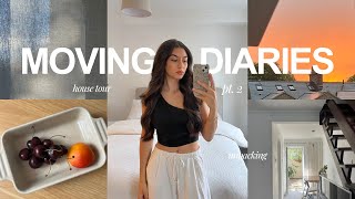 MOVING DIARIES PT 2!! 📦 house tour, unpacking & homewares haul