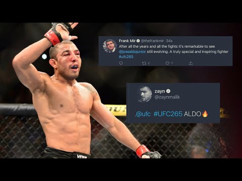 UFC WORLD REACTS TO JOSE ALDO DECISION WIN VS PEDRO MUNHOZ #UFC265