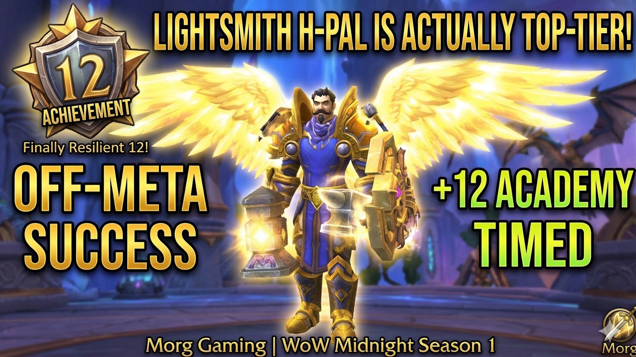 RESILIENT 12! 🛡️ +12 Algeth'ar Academy (Lightsmith Holy Paladin POV)