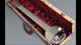 Video thumbnail for 1940s Rickenbacker (Rickenbacher) A-22 Electro Fry Pan Lap Steel Guitar Hawaiian Fry Pan Lapsteel by AntiquiTone