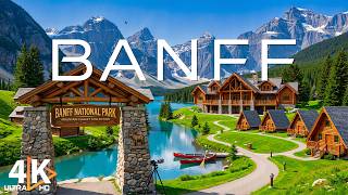 Banff National Park 4K 🇨🇦 Mirror Lakes, Snowy Peaks & Canada’s Crown Jewel of Nature