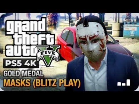 GTA 5 PS5 - Mission #41 - Masks (Blitz Play)/Masken (Blitzaktion) [Gold Medal Guide - 4K 60fps]