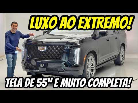NOVO CADILLAC ESCALADE V8 - A VENDA NO BRASIL! CONHEÇA TUDO!