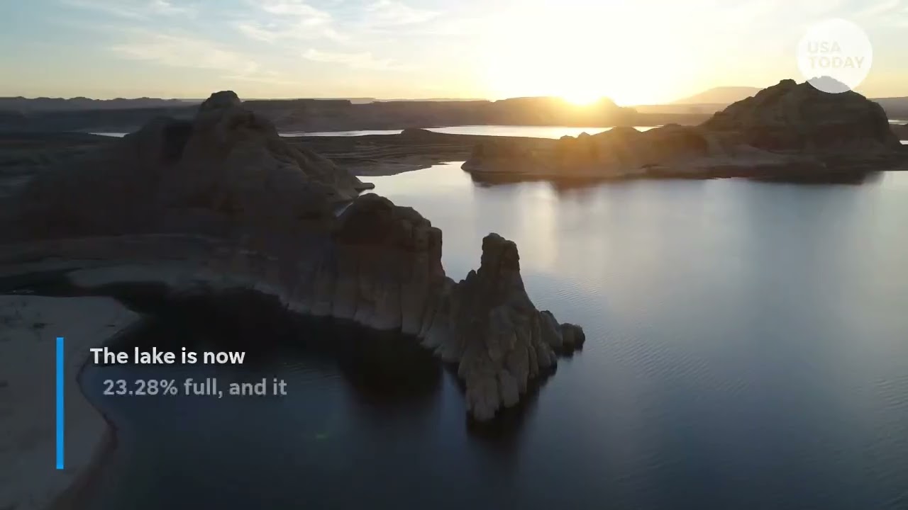 Lake Powell records lowest water levels amid high temperatures