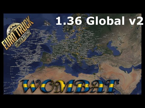 ETS2 1.36 - Promods Map Combo, Global Edition v2 (reuploaded)