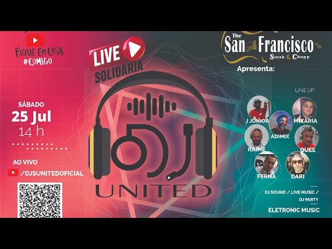Live Solidária Djs United no The San Francisco Bar
