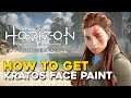 Horizon Forbidden West God Of War Face Paint
