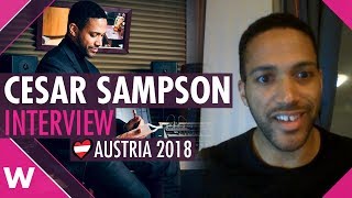 Cesár Sampson &quot;Nobody But You&quot; (Austria Eurovision 2018) | INTERVIEW
