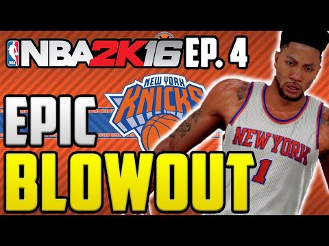 NBA 2K16 Fantasy Draft MyLeague: New York Knicks - Epic Blowout! [Ep.4]