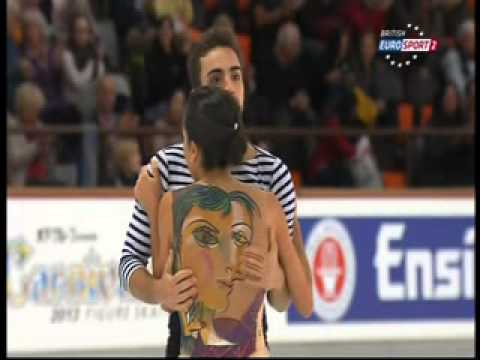 Sara Hurtado & Adria Diaz - Nebelhorn Trophy 2013 - FD