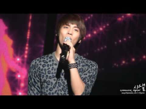 101001 Happy Jonghyun - Hello (Real stage+Fanservice perf.) @ MB