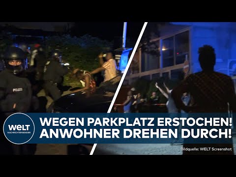 BERLIN-WEDDING: Wegen Parkplatz erstochen! "Gerechtigkeit für William!" Rangeleien mit der Polizei!
