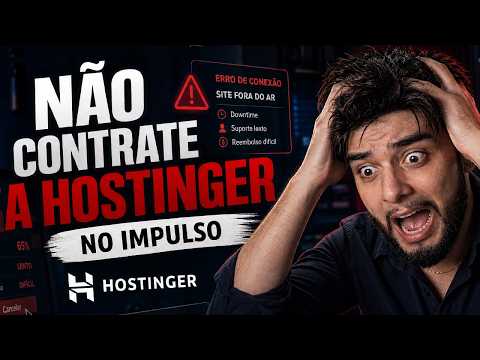 HOSTINGER 2026: a PIOR coisa que você pode fazer é..