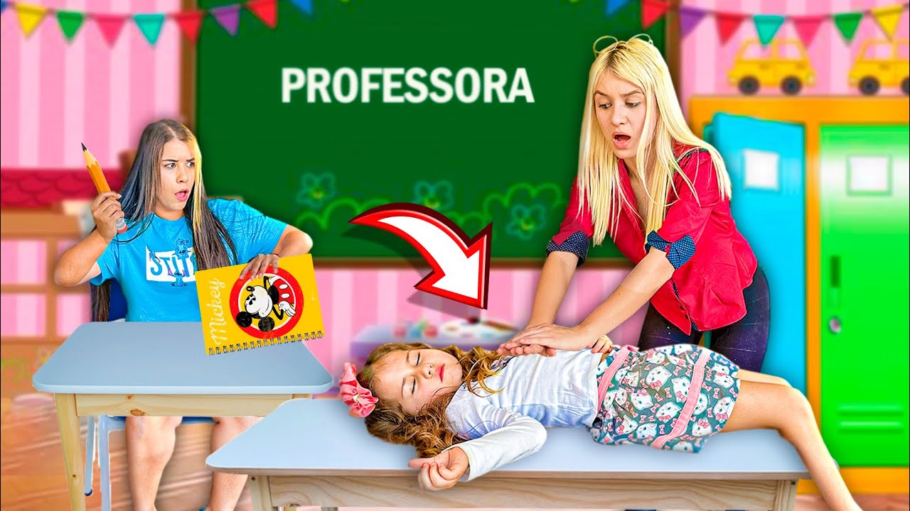 LAYRA DESMAIOU NA SALA DE AULA DA ESCOLA E A PROFESSORA AJUDOU ELA!