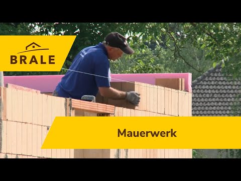 Wie entsteht ein Massivhaus? | Baudoku | So baut die BRALE:  Teil 2: Mauerwerk