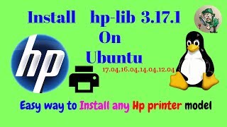 How to install HP printer or Scanner in Ubuntu 20.04,18.04,16.04 and Linux mint with hplib 3.17.11