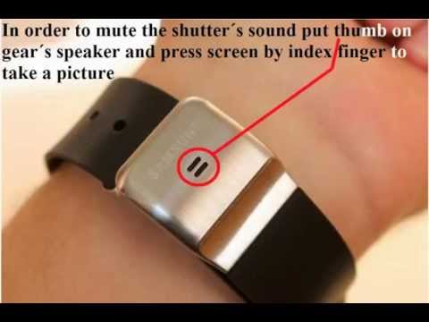 how to take the shutter sound off on galaxy gear