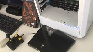 Amiga 4000 TX Black Crypt music clip and Box artwork