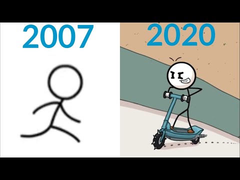Evolution Of Henry Stickmin Games 2007-2020