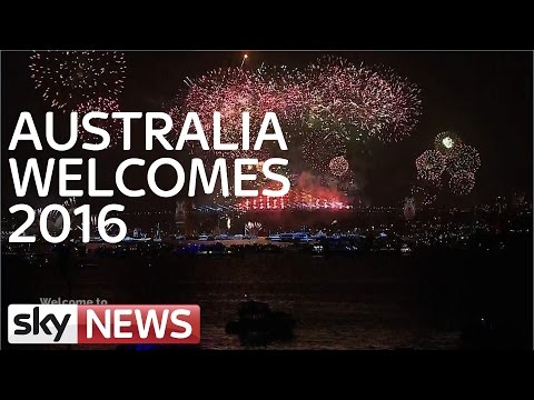 Australia Welcomes In 2016 With Spectacular Display