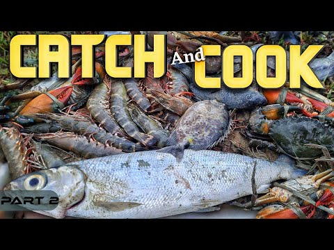 EP879-P2 - Huge Prawns and Crabs from the Pond