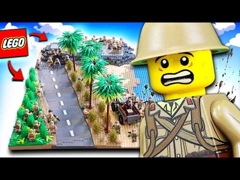 I built OKINAWA INVASION in LEGO WW2