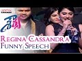Regina Cassandra Funny Speech Shourya Audio Launch